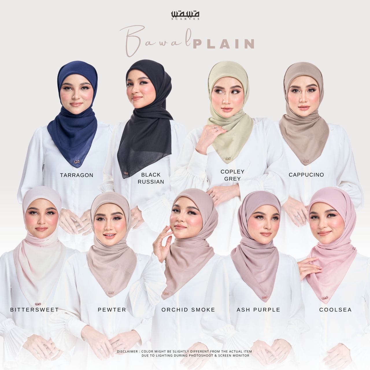 Bawal Plain - Wawa Scarves
